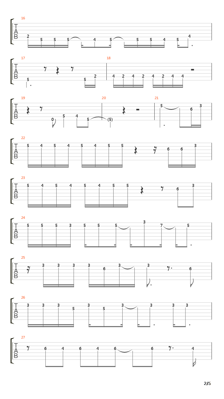 Senza Parole吉他谱
