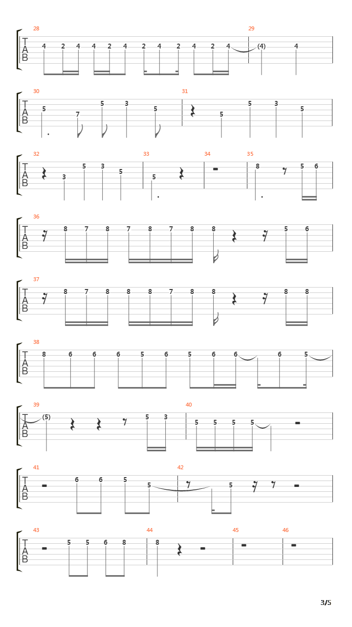 Senza Parole吉他谱