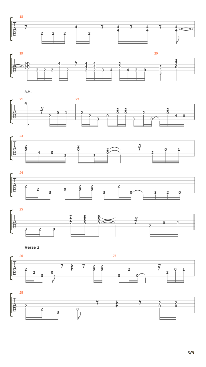 Slow Poke Music吉他谱