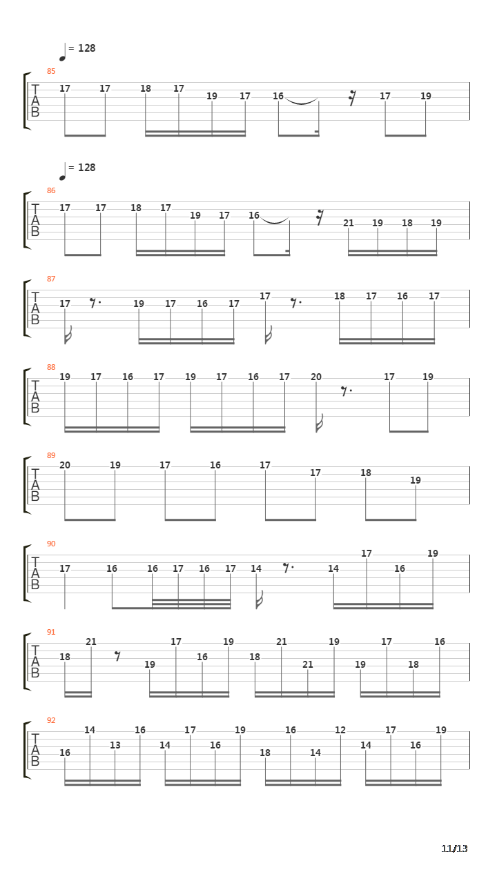 Rondo Alla Turca吉他谱