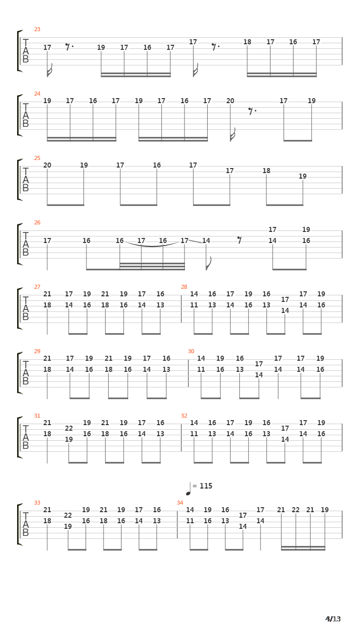 Rondo Alla Turca吉他谱