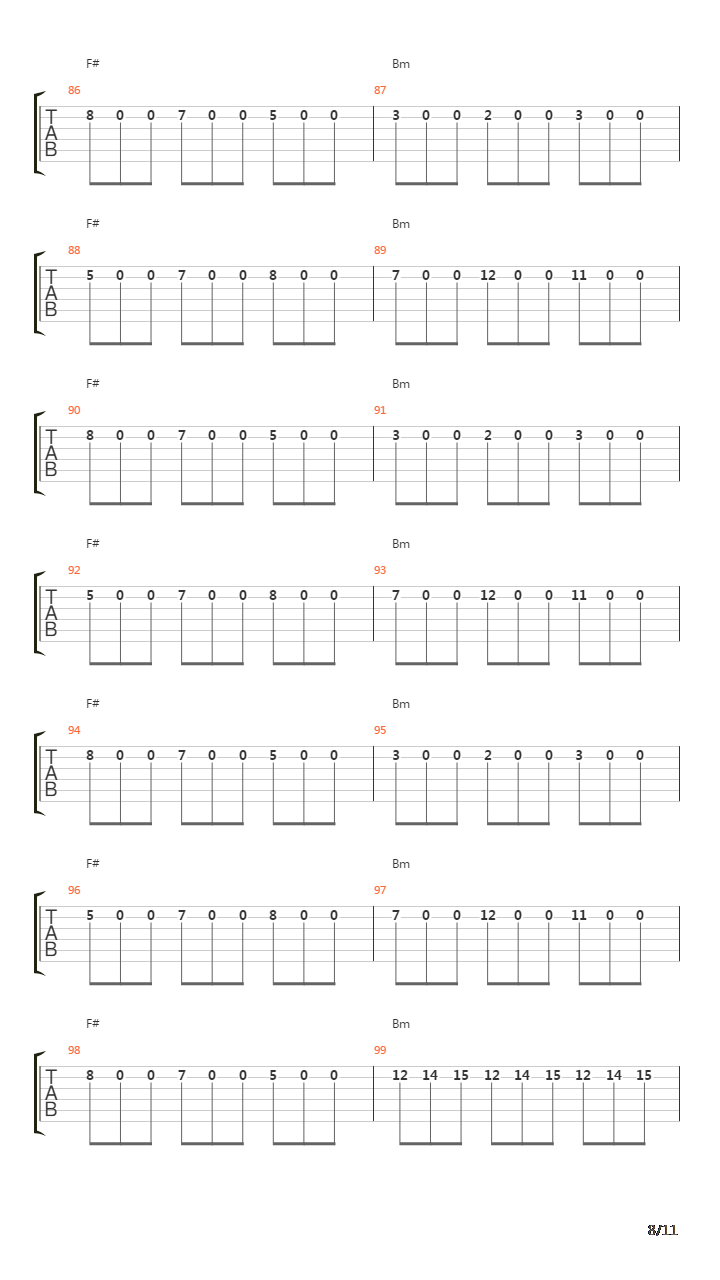 Sarabande吉他谱