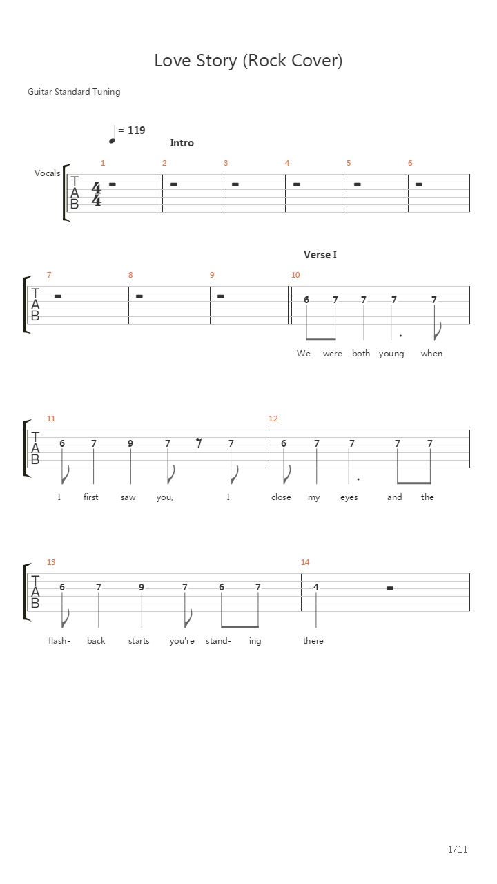 Love Story吉他谱