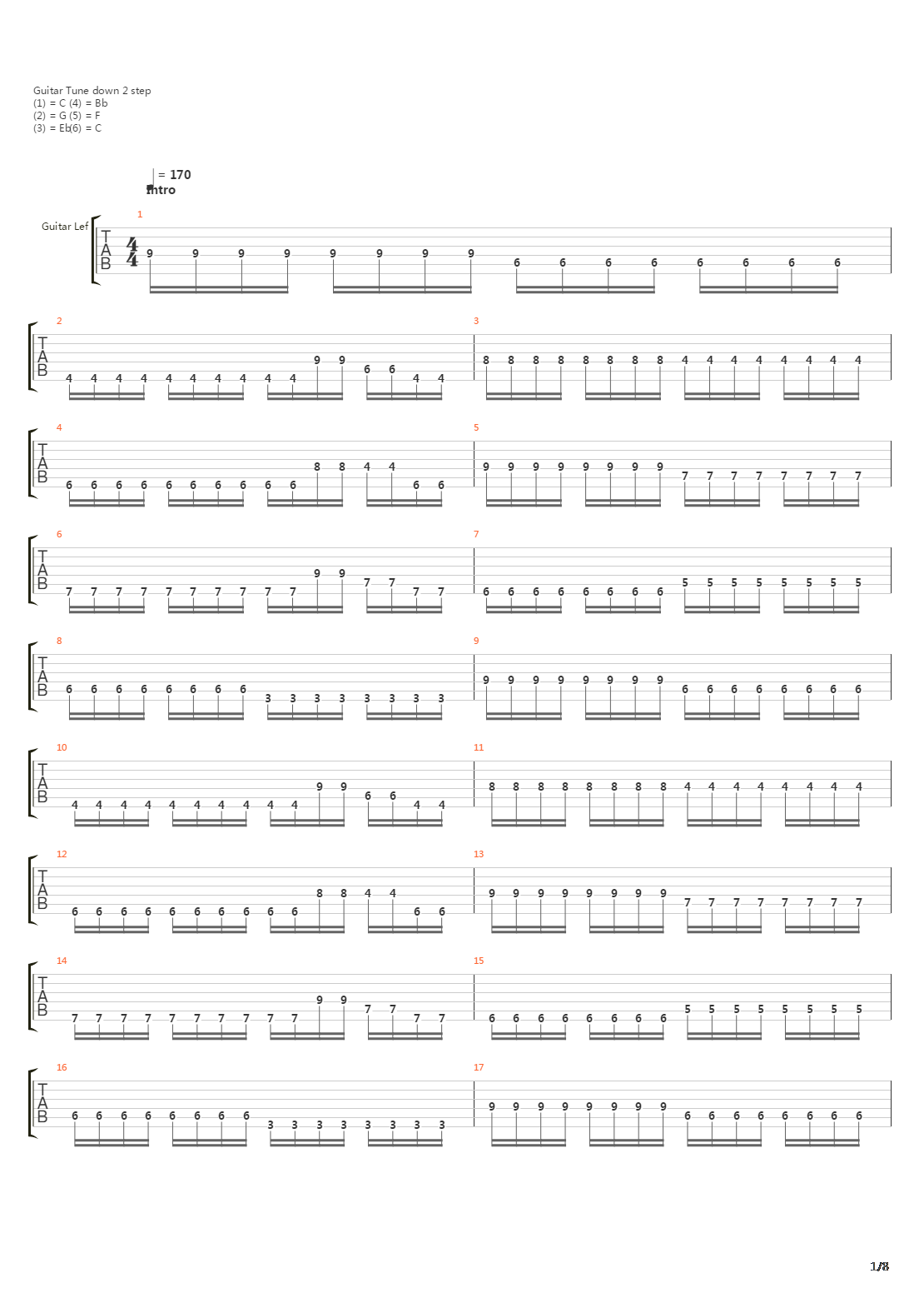 Abysmal吉他谱