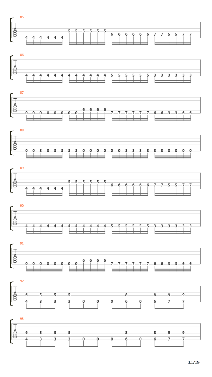 Abysmal吉他谱