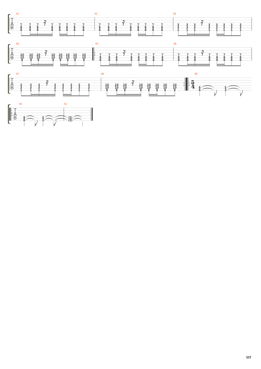 Stalemate吉他谱