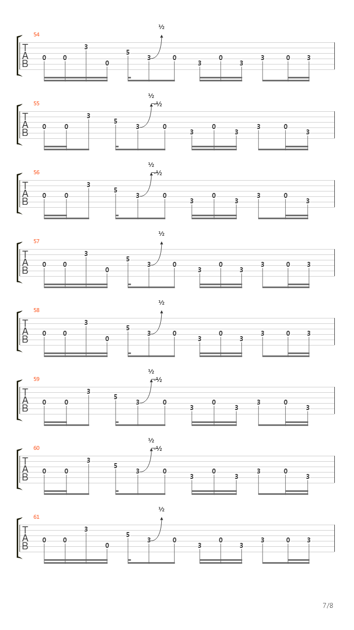 los吉他谱