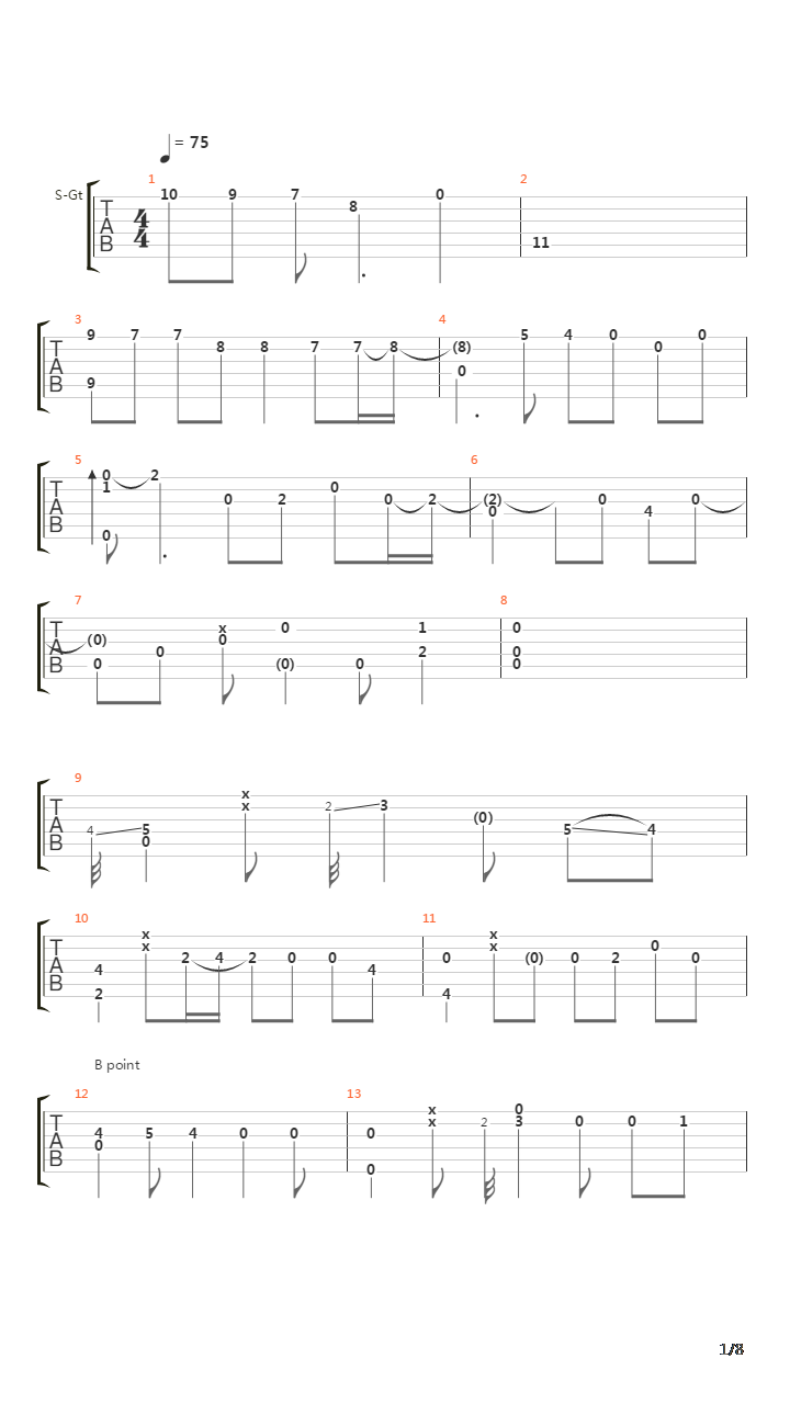 first love [utada hikaru]吉他谱