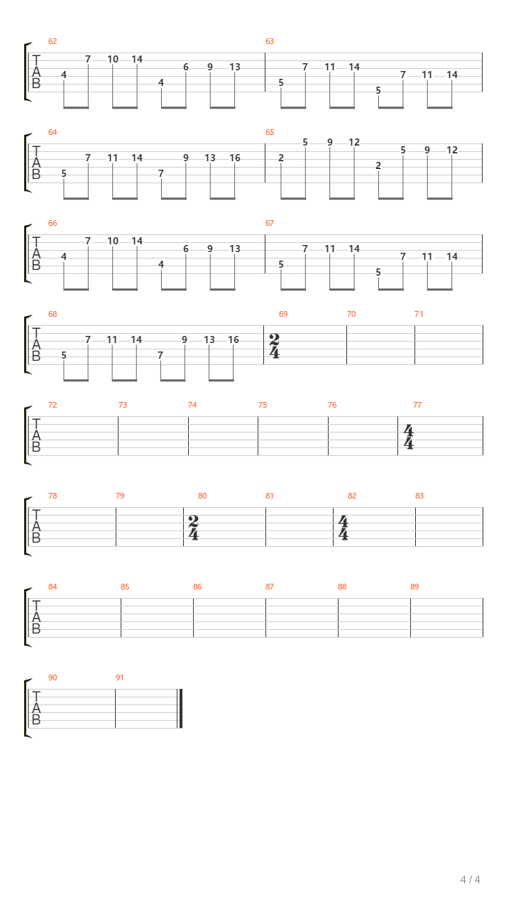 圣诞摇滚卡农 Christmas Canon Rock吉他谱