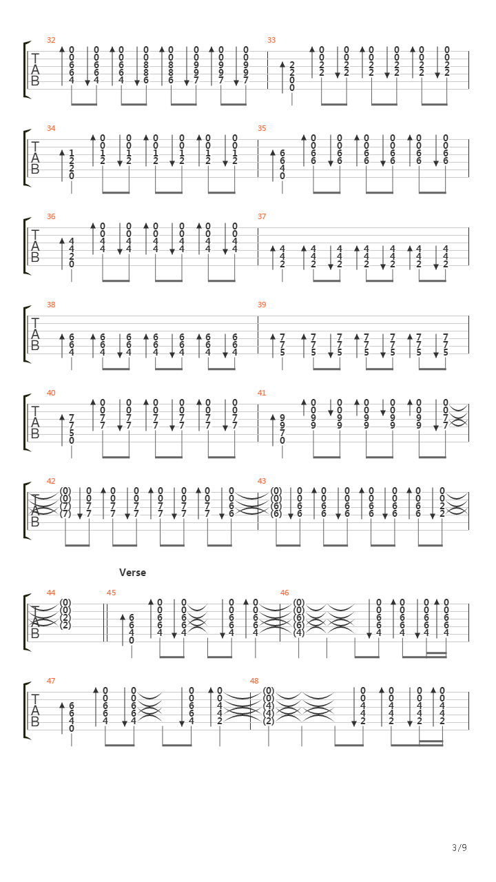 Crawling Back To You (NO DRUMS)吉他谱