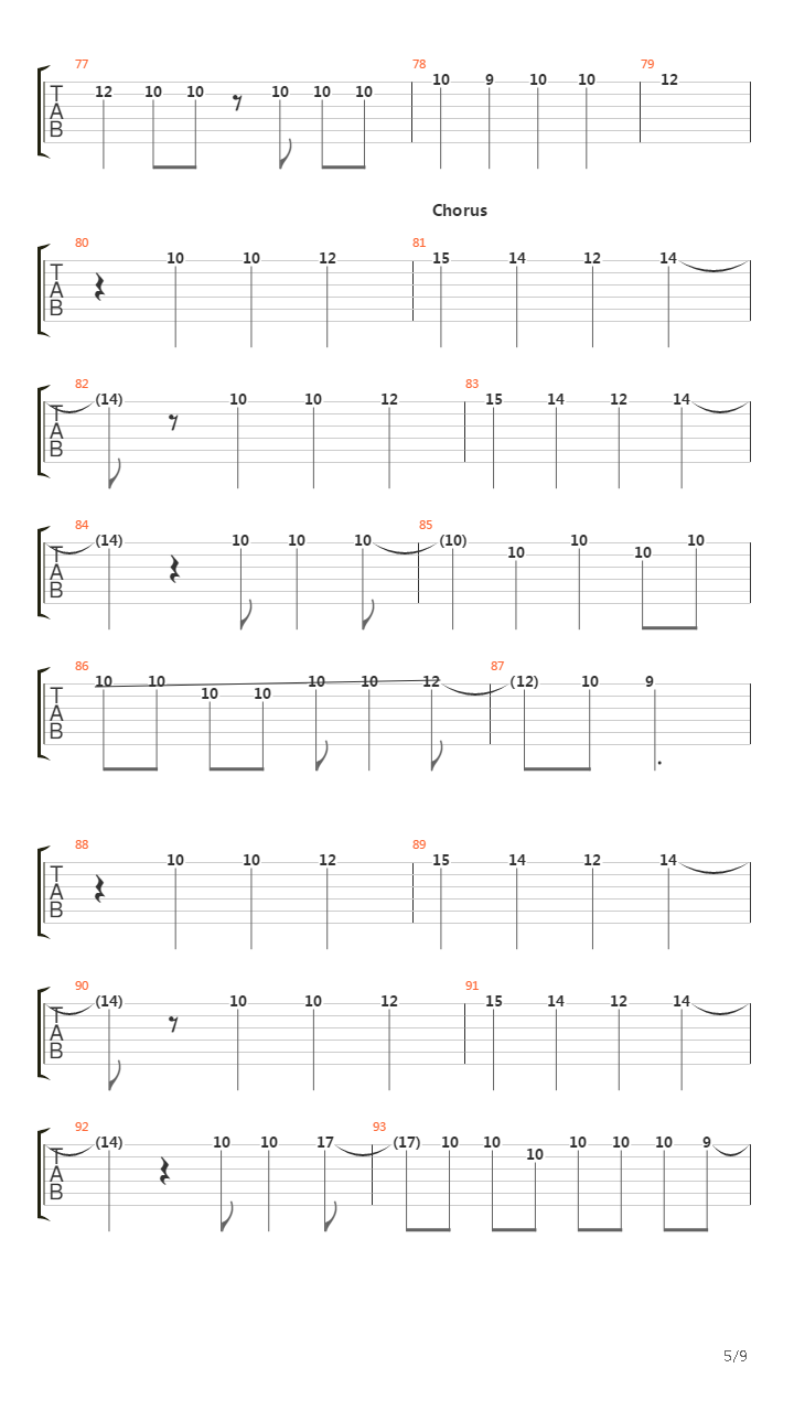 sign吉他谱