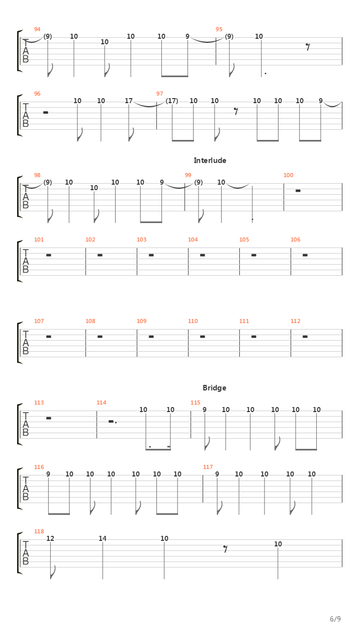 sign吉他谱