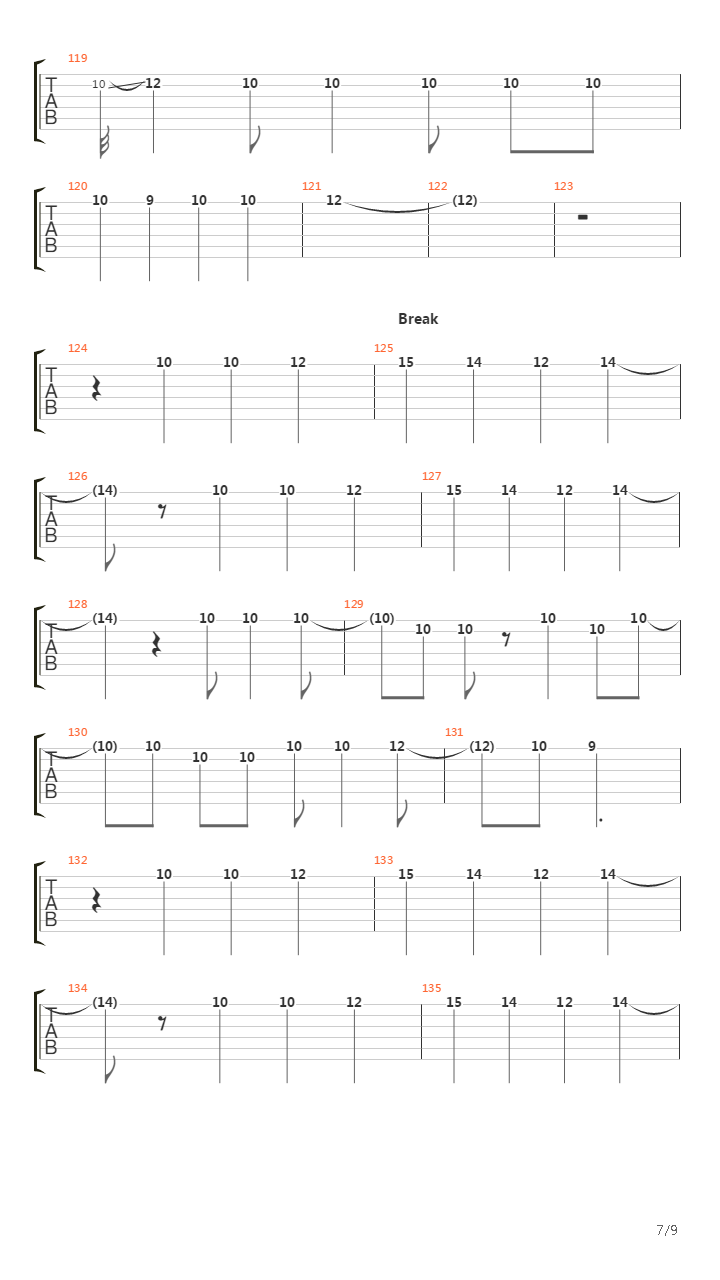 sign吉他谱