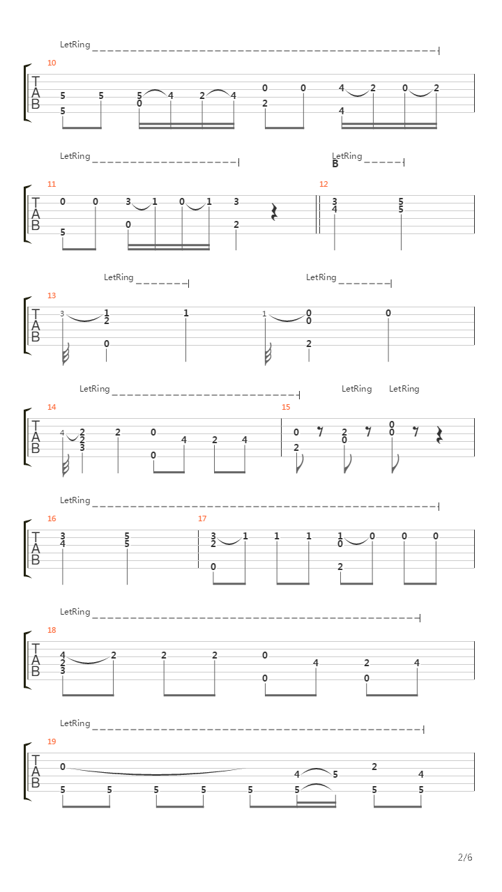 小夜曲吉他谱