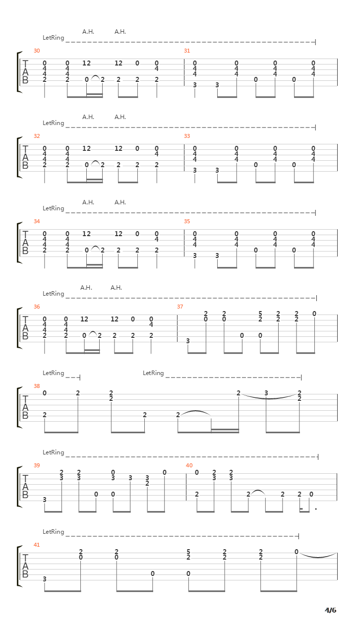 Maps吉他谱