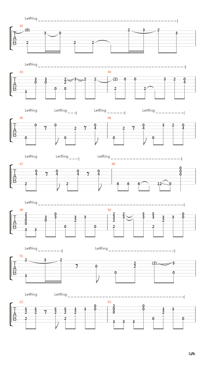 Maps吉他谱