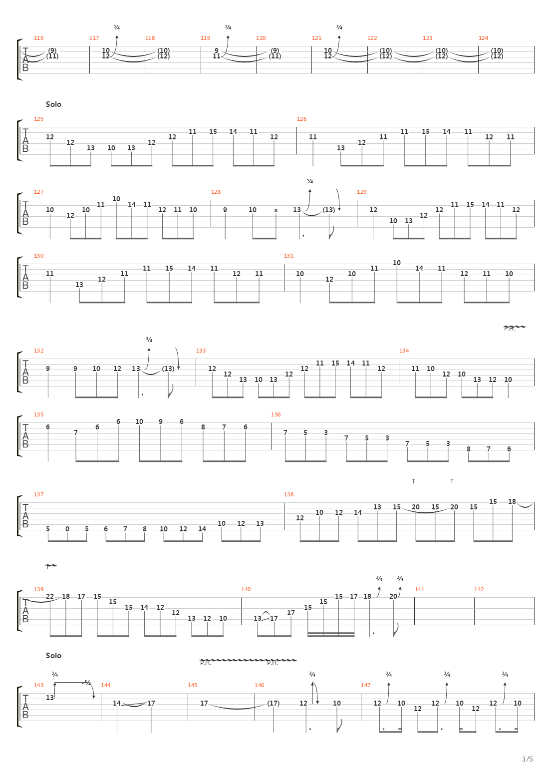 Paradigm吉他谱