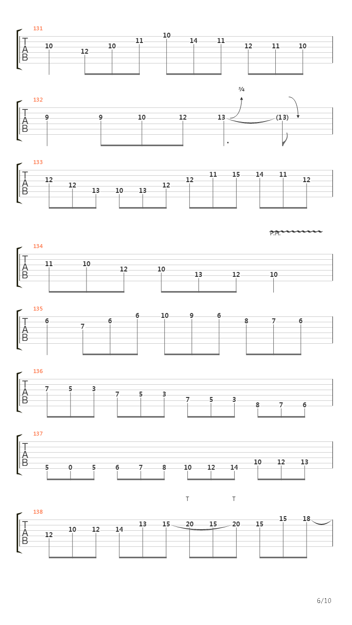 Paradigm吉他谱