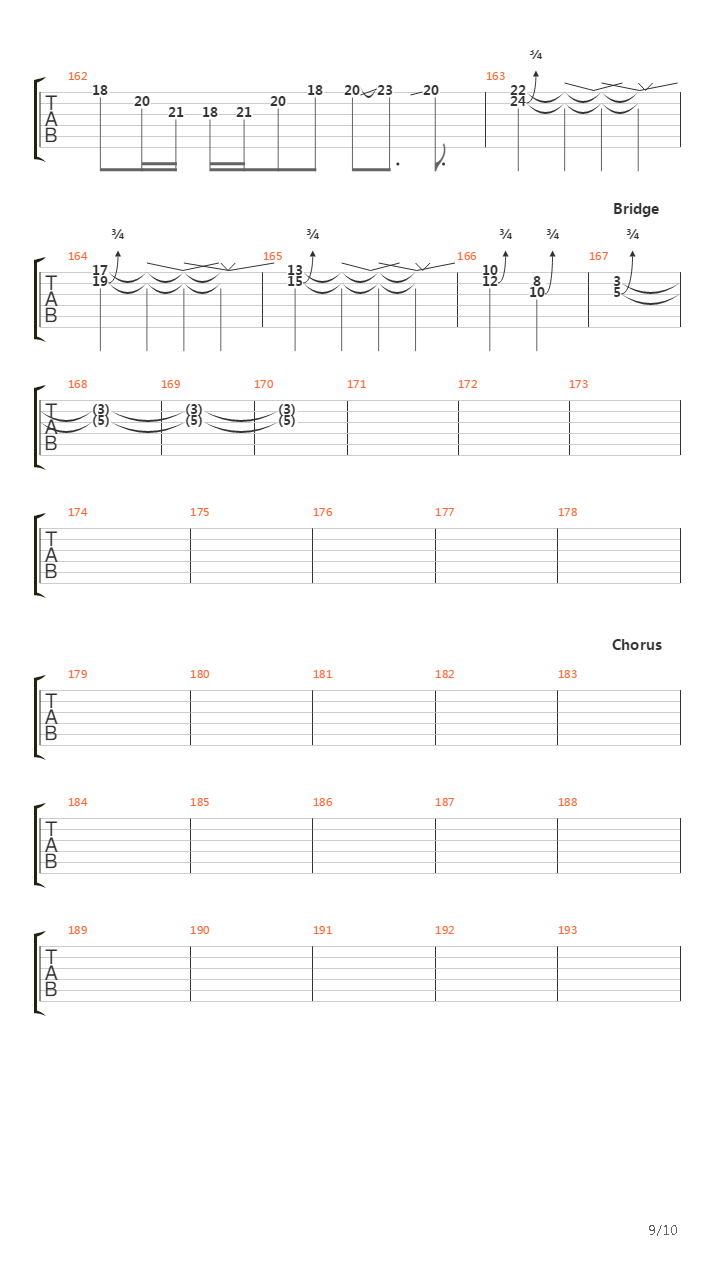 Paradigm吉他谱