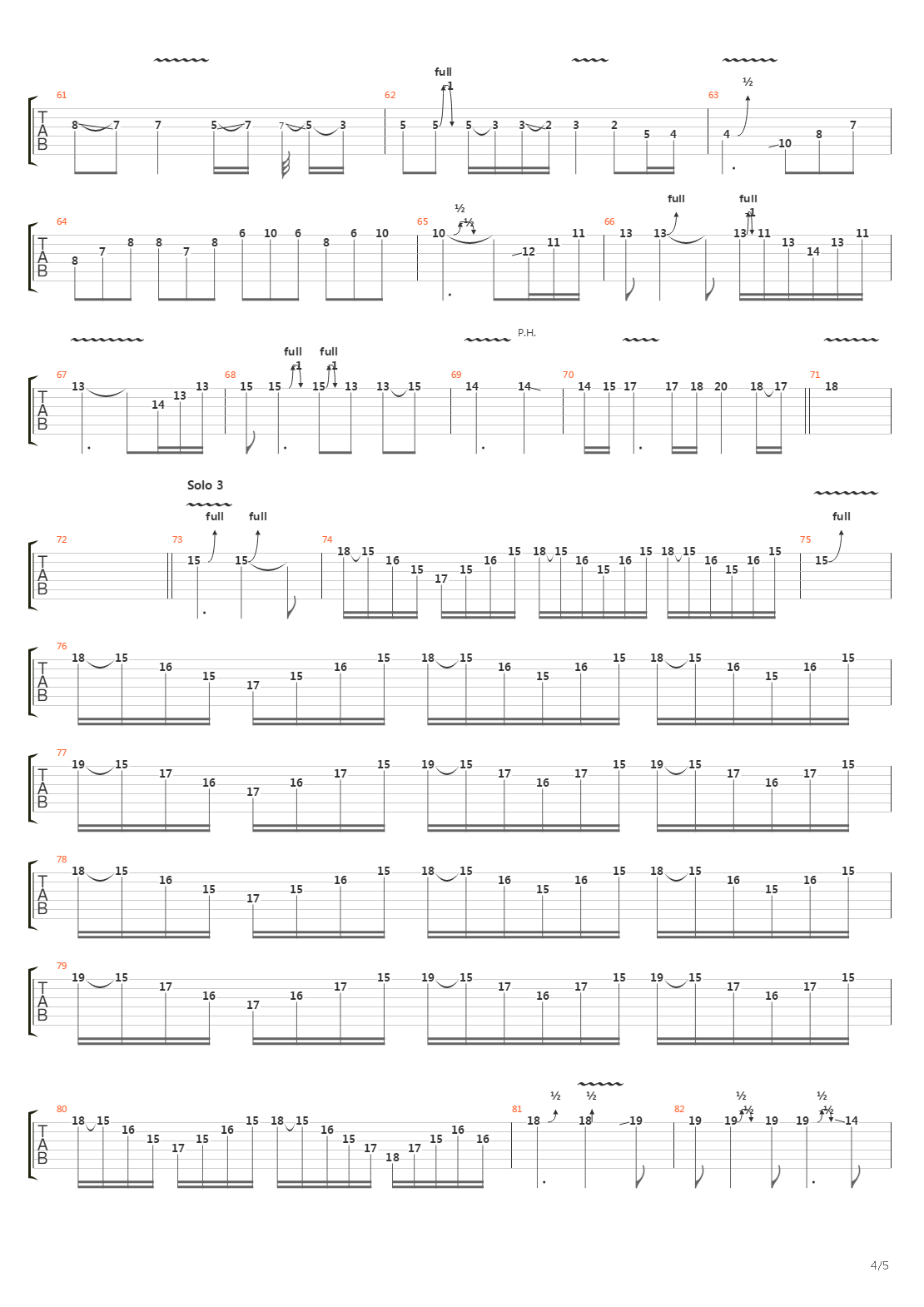 The Stage吉他谱