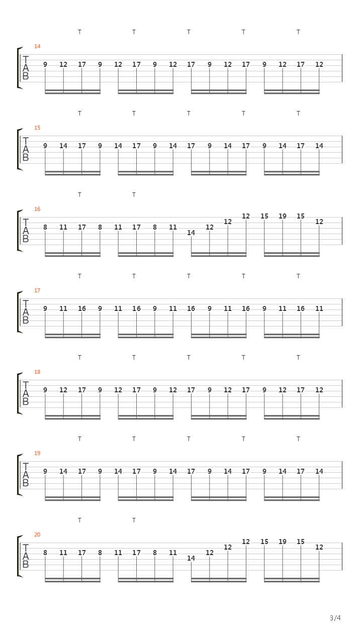 The Stage吉他谱