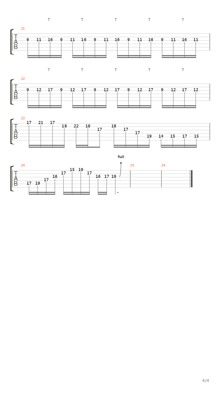 The Stage吉他谱