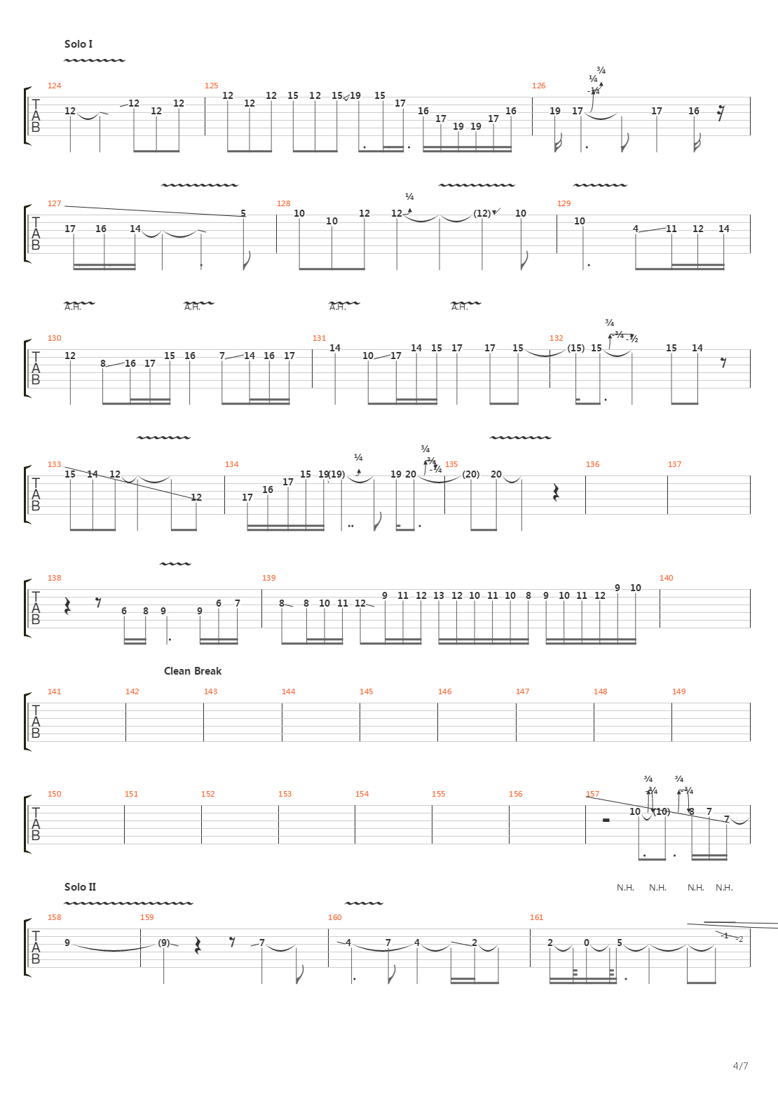 The Stage吉他谱