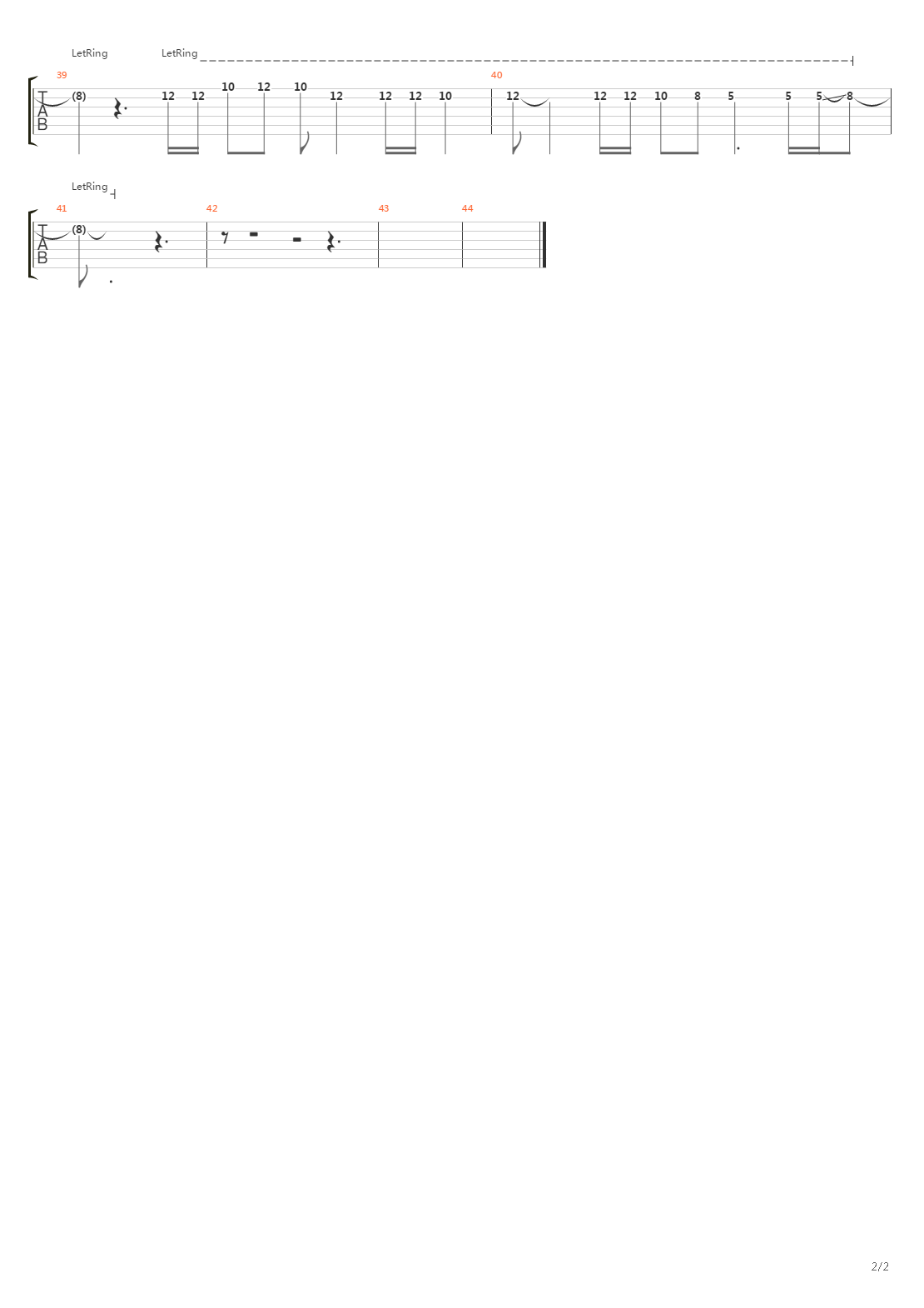 Purpose Filed Life吉他谱