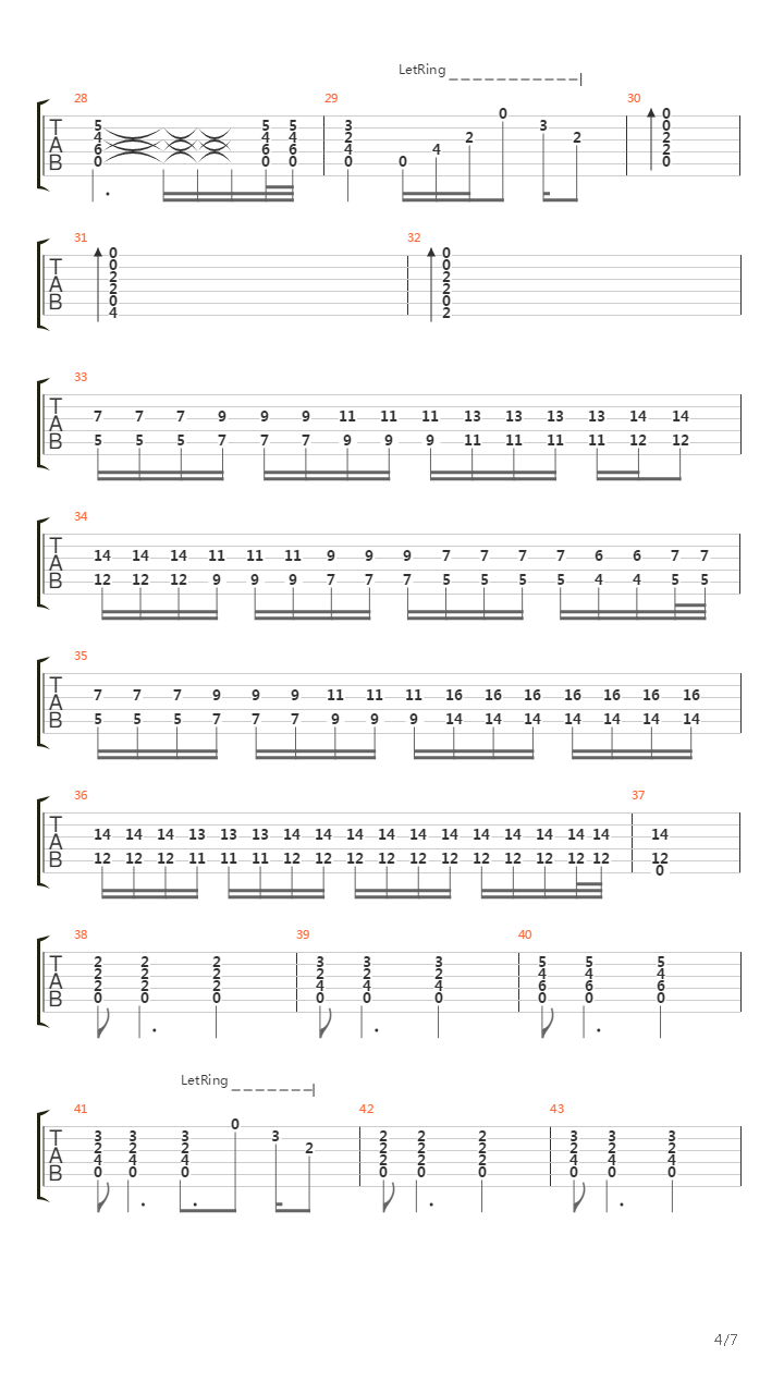 Iraila吉他谱