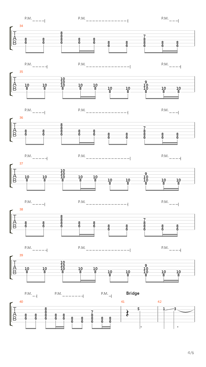 Voices In The Wall吉他谱