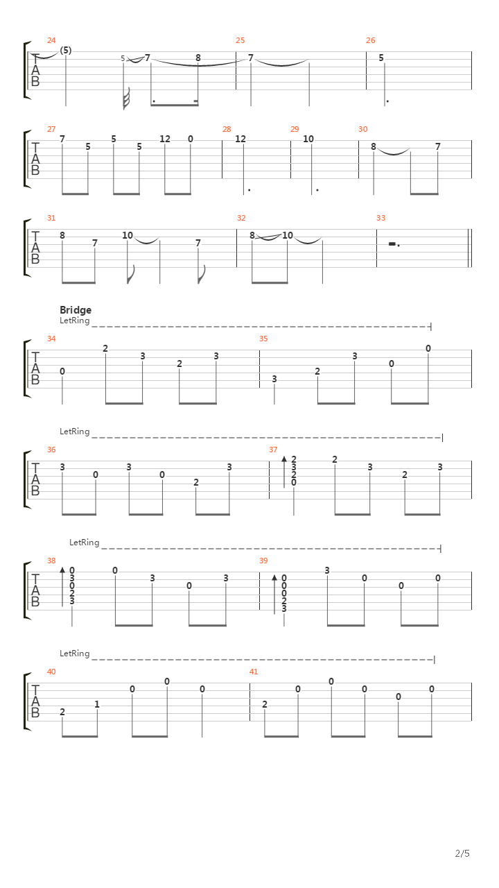 Uspavanka Za Radmilu M吉他谱