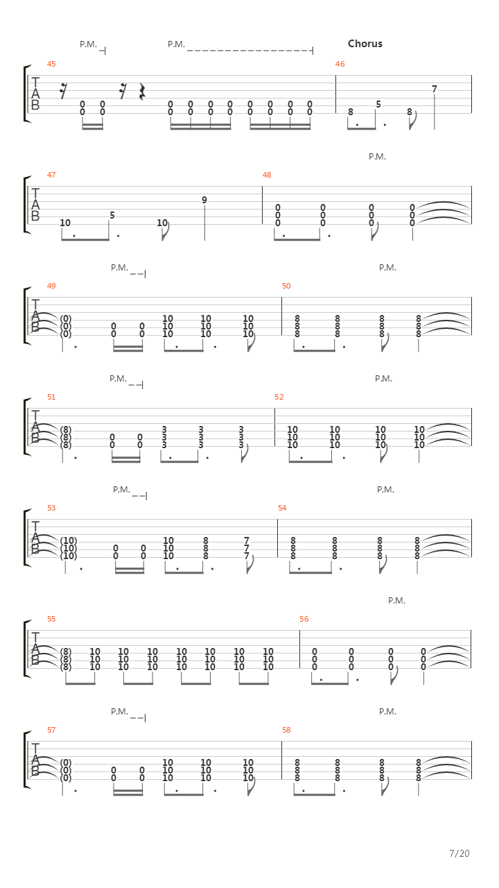 Exodus吉他谱