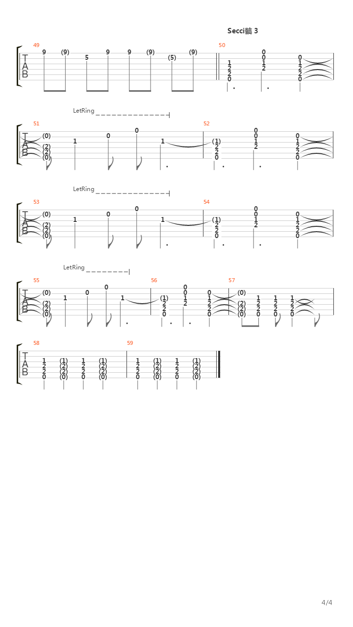 Pike 43 - Track 6吉他谱