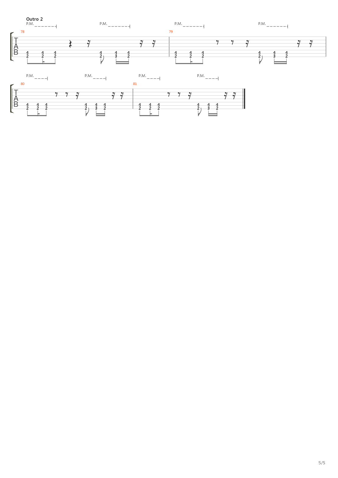 Spokes For The Wheel Of Torment吉他谱