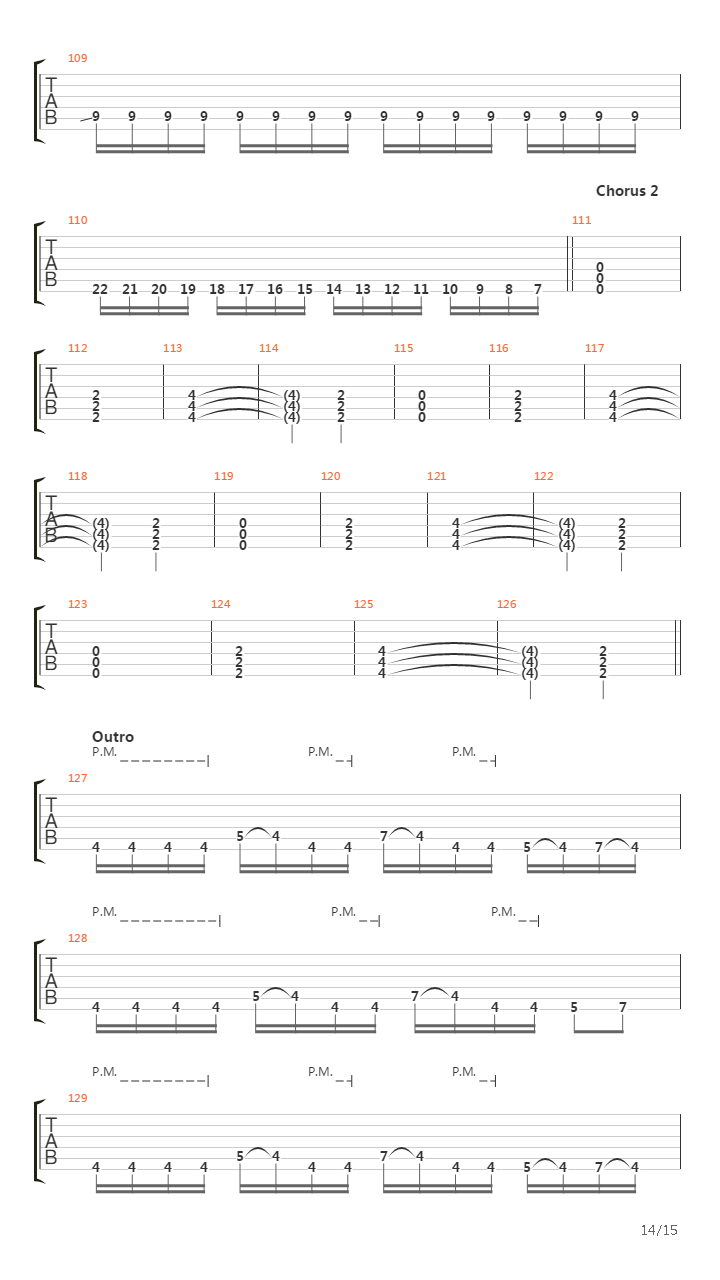 Waking The Demon吉他谱