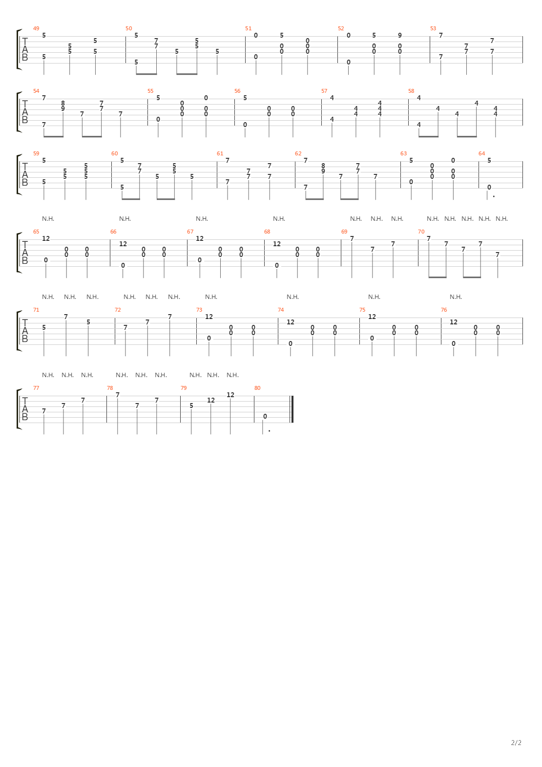 Spanish Fandango吉他谱