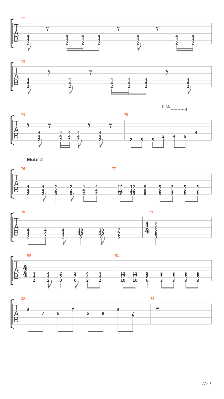 Abyss吉他谱