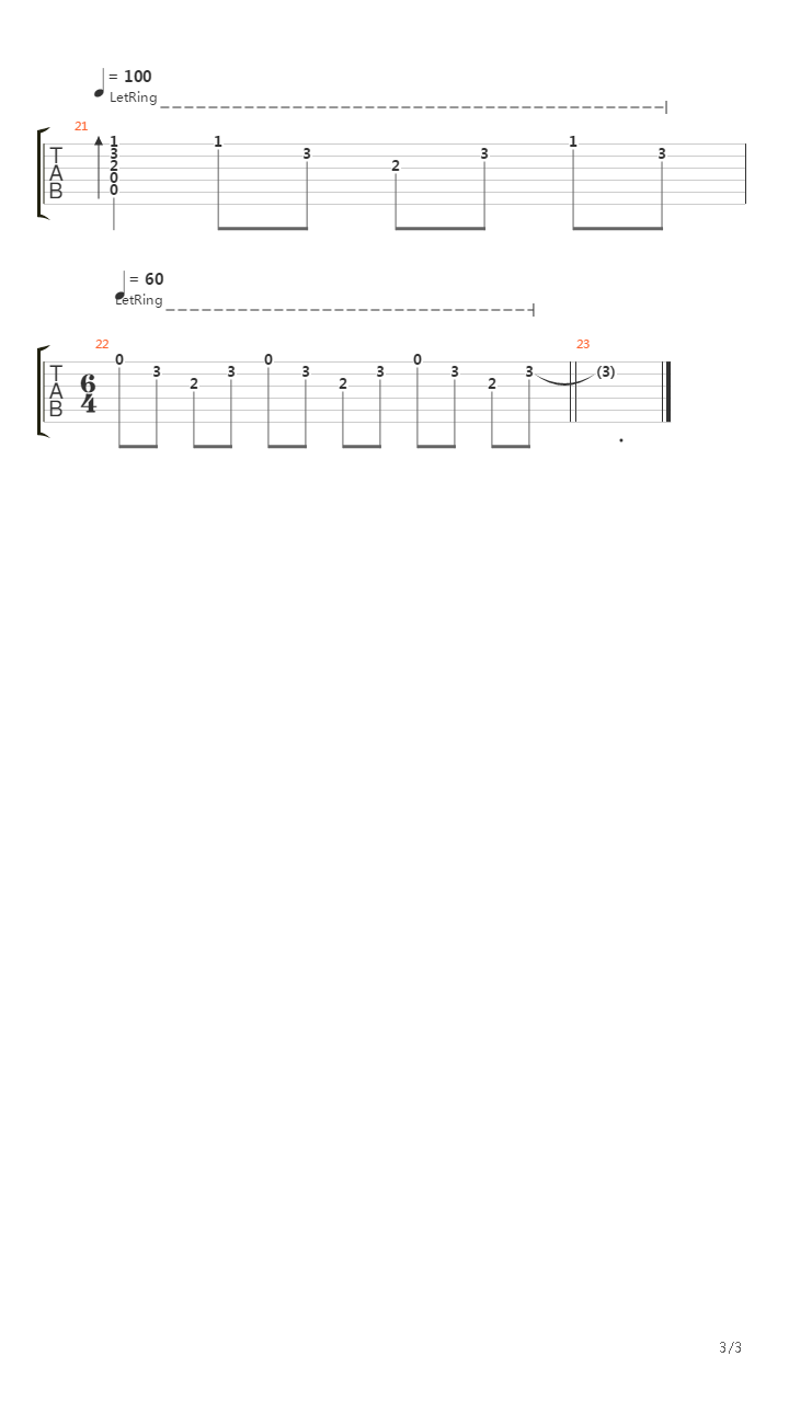 Northern Hymn吉他谱