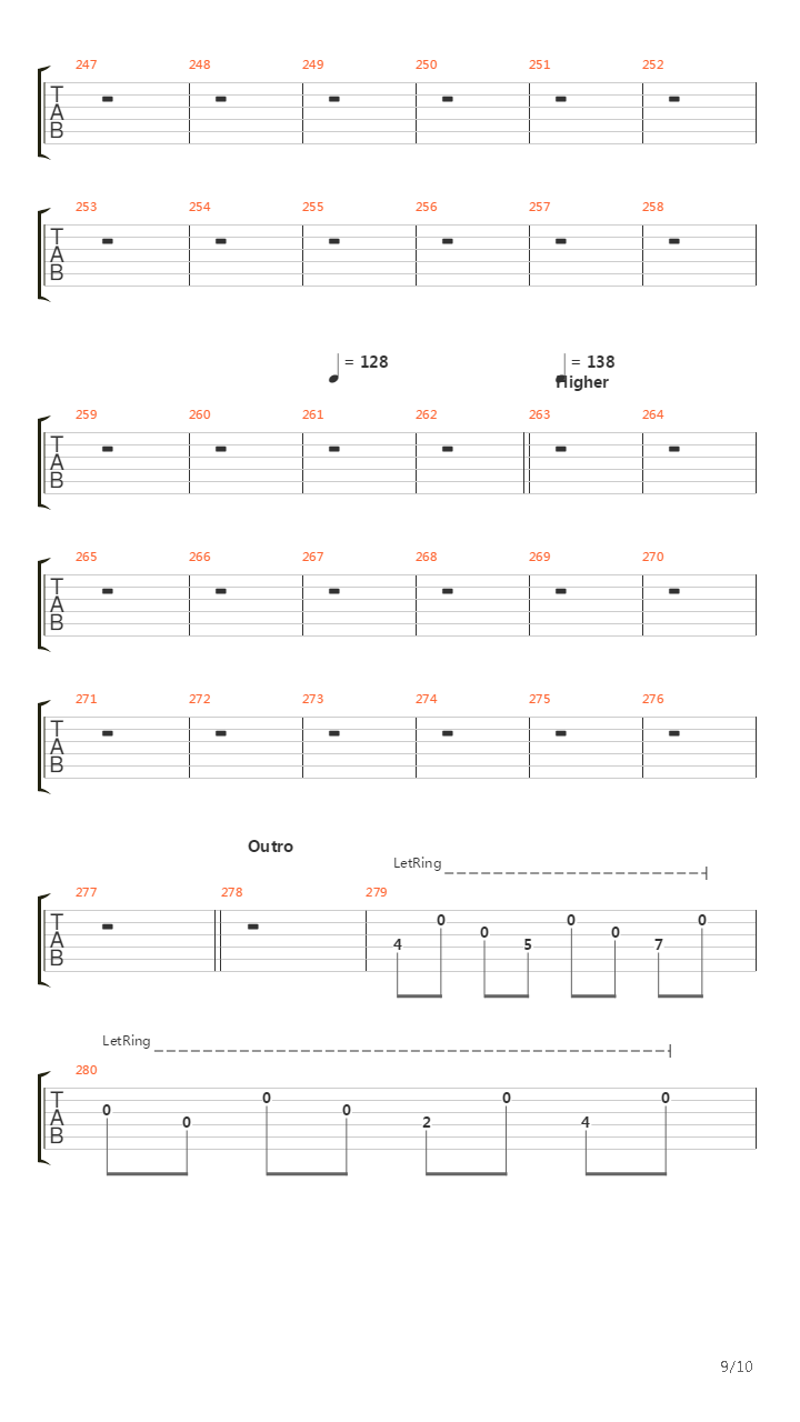 Higher吉他谱