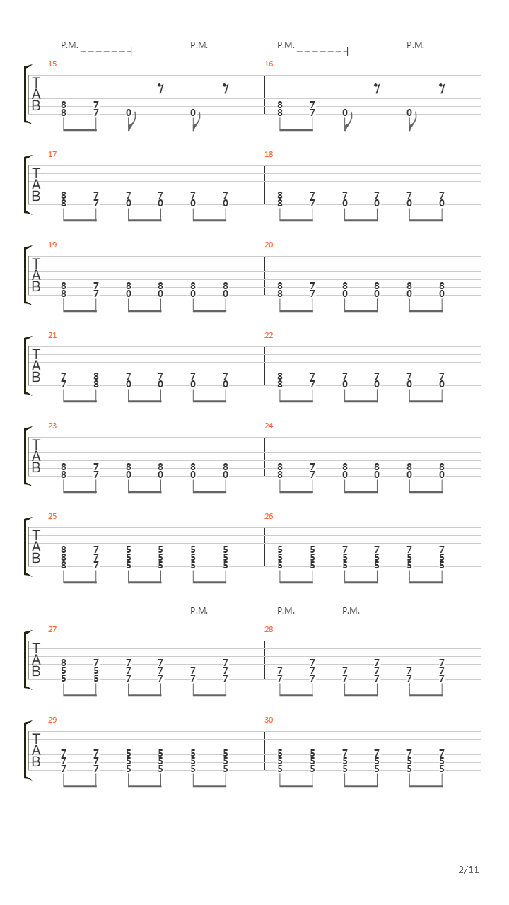 Tyrant吉他谱