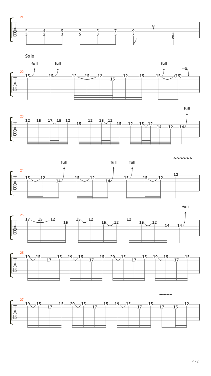 Panzerkommando吉他谱