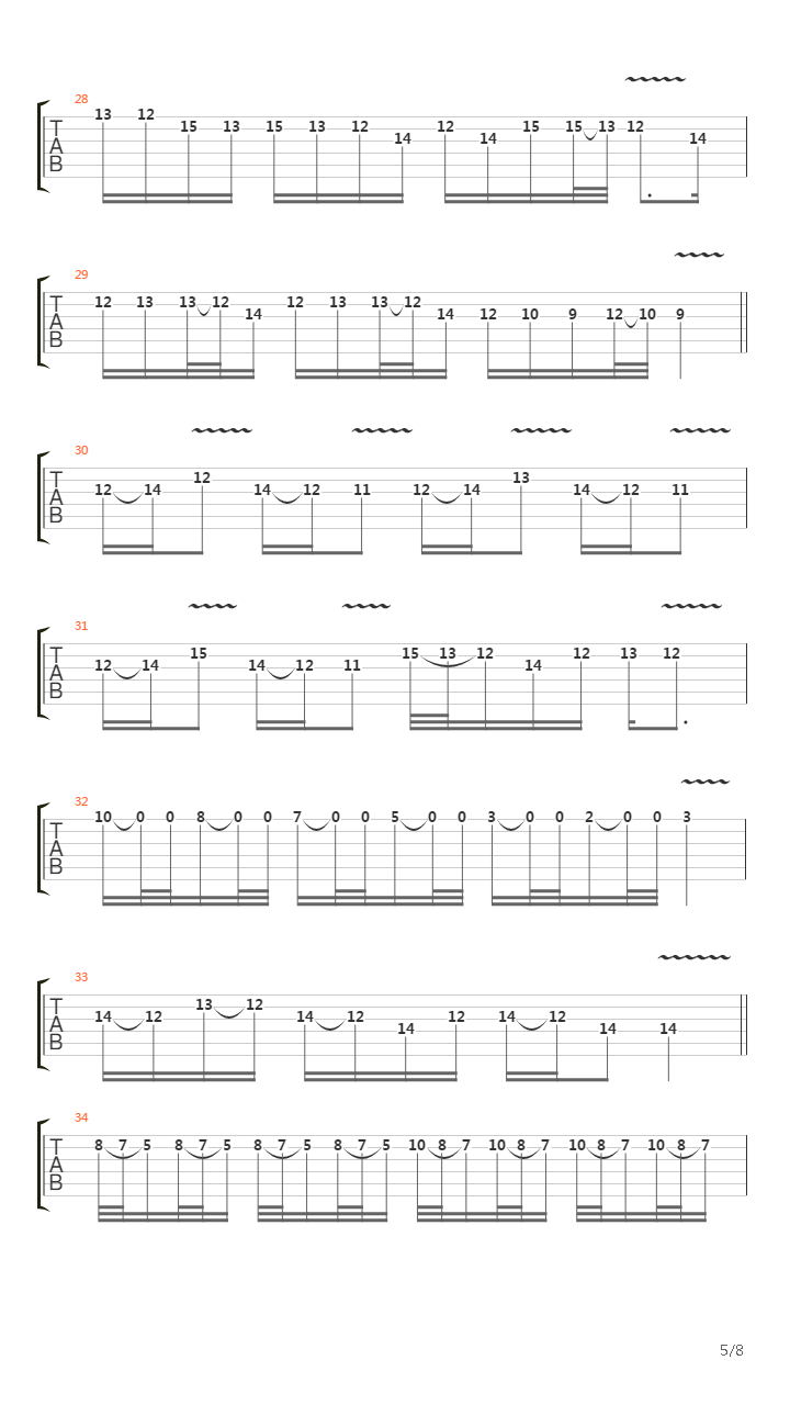 Panzerkommando吉他谱