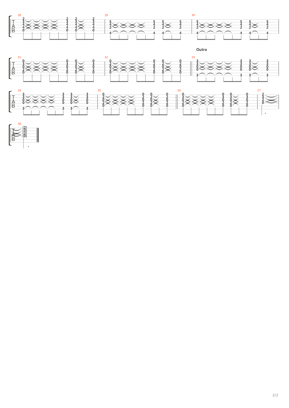 Regression吉他谱