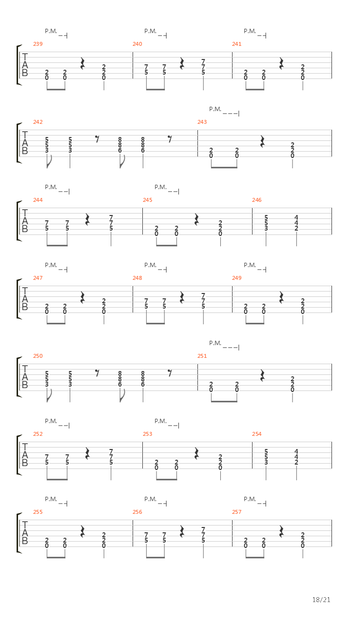 Prelude To Ruin吉他谱