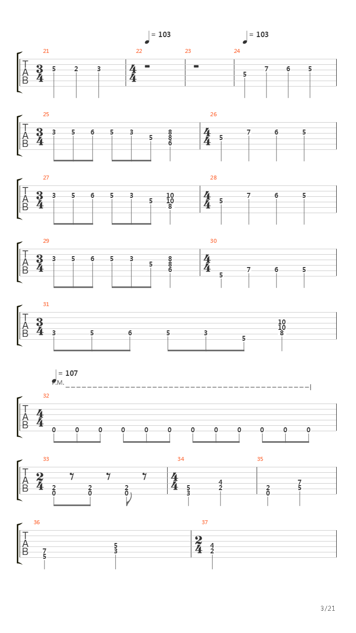 Prelude To Ruin吉他谱