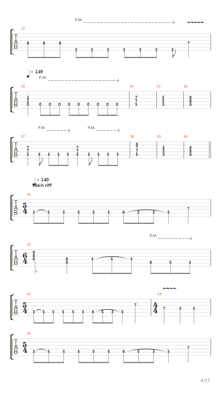 The Sorceress吉他谱