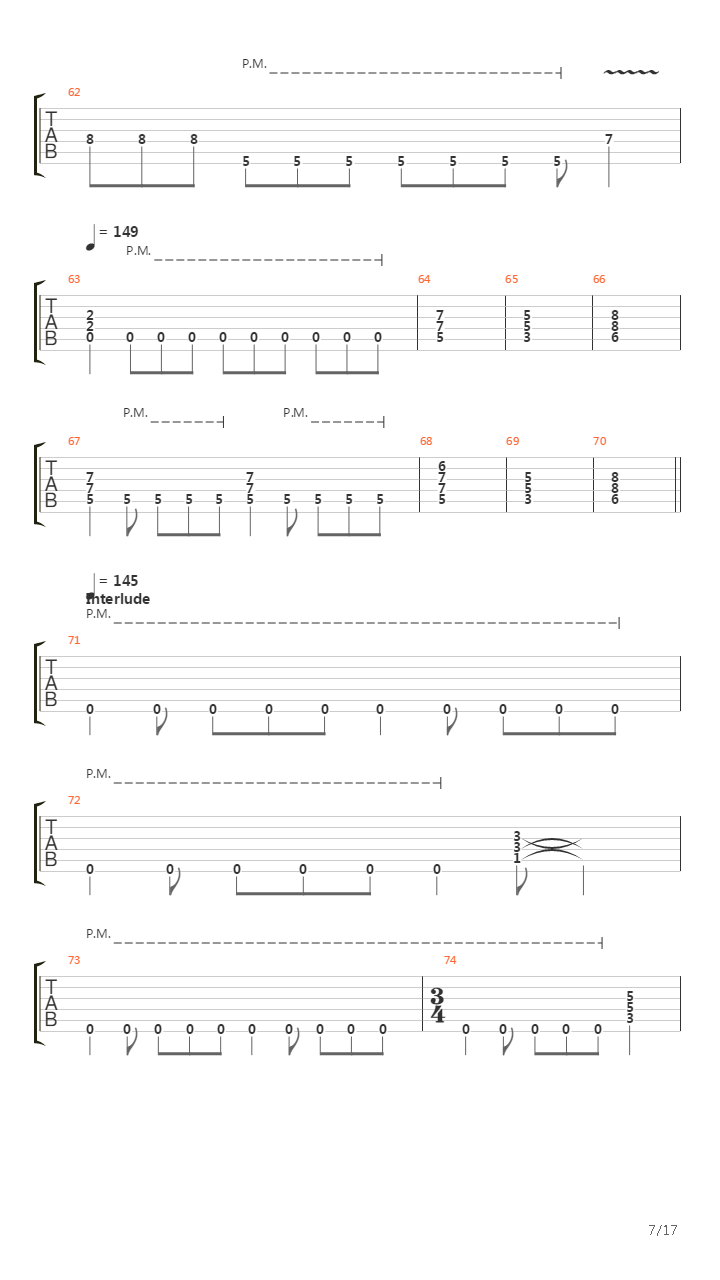 The Sorceress吉他谱
