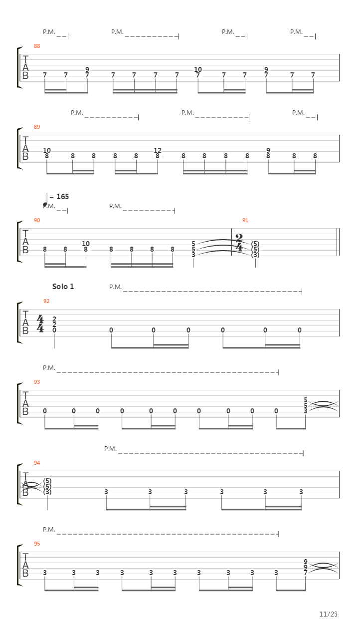 Without A Trace吉他谱