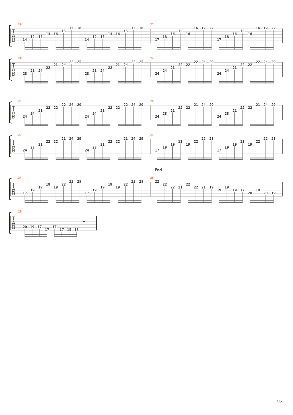 The Departure吉他谱