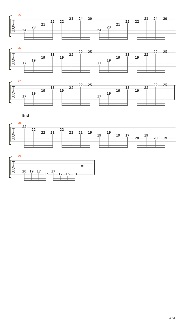 The Departure吉他谱